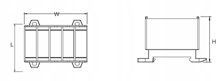 LISTWA ZACISKOWA PIĘCIOPOLOWA 5x16 MM2 (3P+N+PE)
