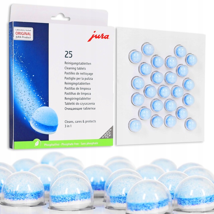 JURA Tabletki czyszczące ekspresu 25szt 3-fazowe