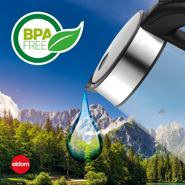 CZAJNIK ELEKTRYCZNY SZKLANY MOCNY 2200W PODŚWIETLANY BEZPRZEWODOWY 1,7 L.