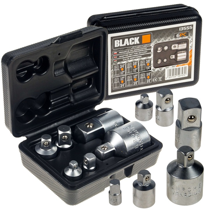 REDUKCJE ADAPTERY REDUKCYJNE 1/2 1/4 3/8 3/4 6 SZT