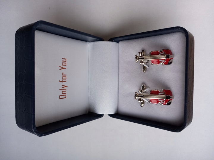 Spinki do mankietów Exciting Skrzypce Stradivarius