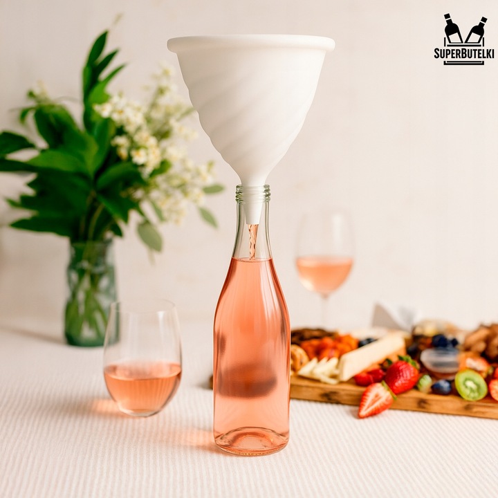 Lejek do filtrowania filtracji nalewek wina moszczu spiralny nalewki domowe