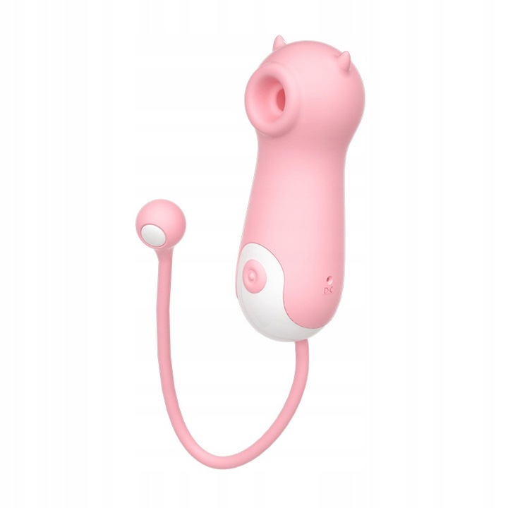 WIBRATOR SSĄCY ŁECHTACZKĘ, MASAŻER Z AKUMULATOREM