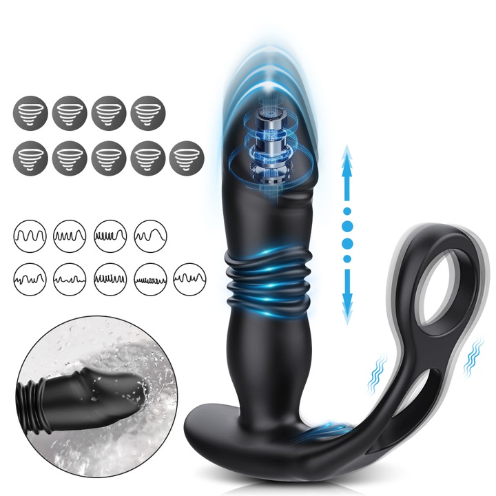 wibrator prostaty Męski masażer prostaty APP Pierścień wibrujący odbytu