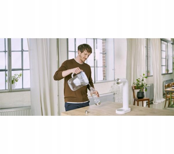 Saturator Brita SodaOne biały + BUTELKA + NABÓJ CO2