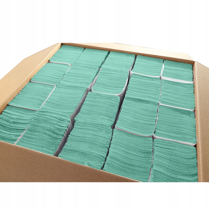 Ręcznik Papierowy Składany ZZ V zielony do Podajnika Dozownika 4000