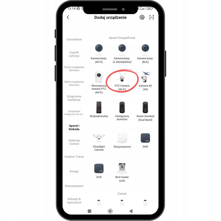KAMERA ZEWNĘTRZNA WiFi IP OBROTOWA 3MPx TUYA Bezprzewodowa Full HD 8x ZOOM