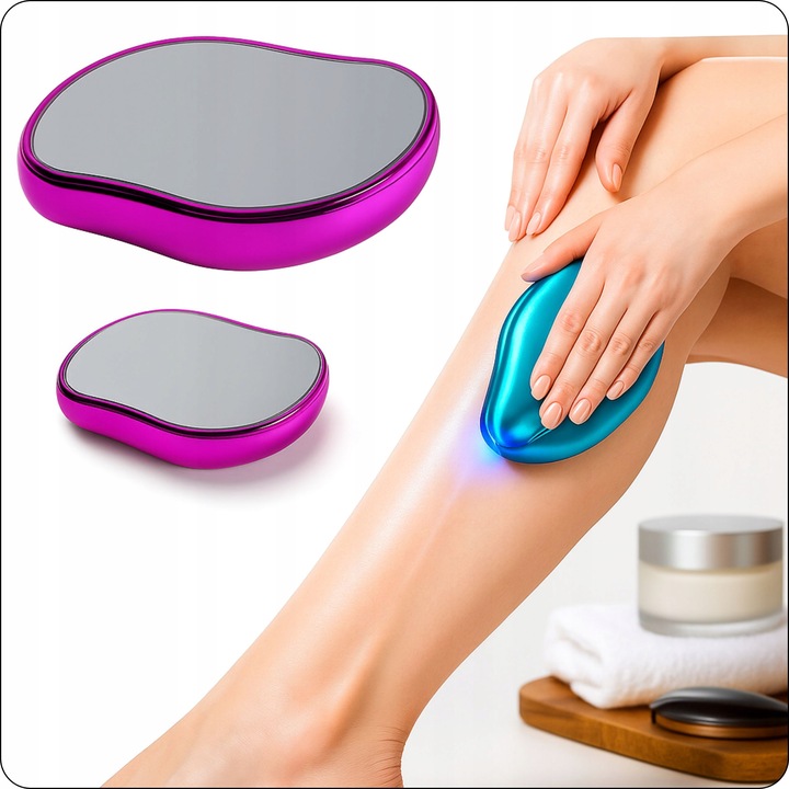 Golarka damska I trymer 2w1 do brwi twarzy i ciała I USB LED bez