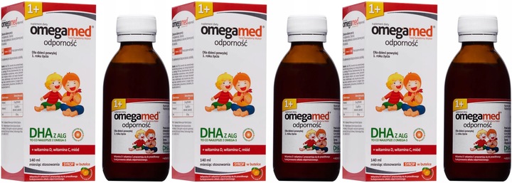 Omegamed Odporność 1+ Syrop dla dzieci 140ml