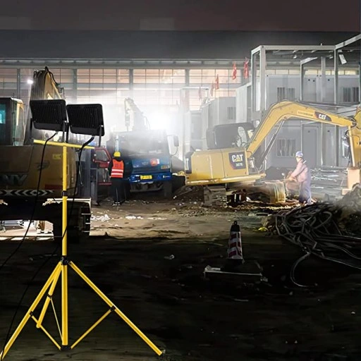 2X HALOGEN LED 50W + Statyw Stojak Podwójny ZESTAW