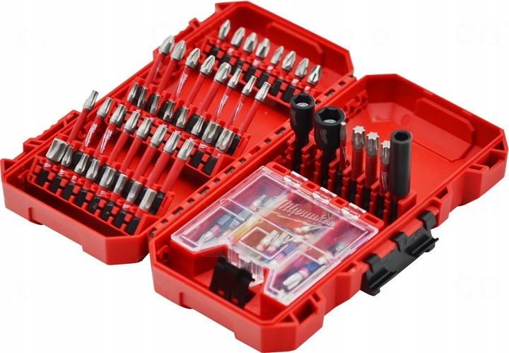 Zestaw bitów udarowych do wkrętarki 75szt Milwaukee 4932492008