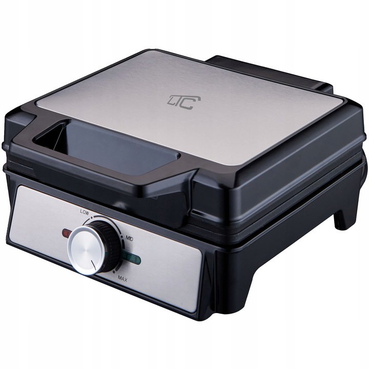 GOFROWNICA XXL 2 GOFRY Z REGULACJĄ TEMPERATURY PUSZYSTE CHRUPIĄCE GOFRY