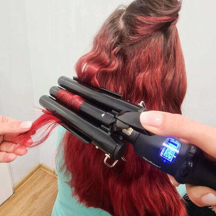 Falownica do Włosów Fale Lokówka Ceramiczna do Stylizacji