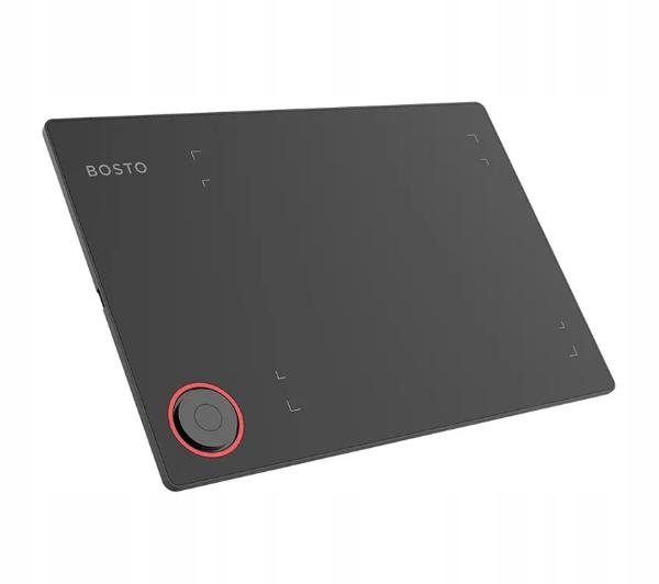 Tablet graficzny Bosto T608 188 x 145 mm 5080 lpi USB-C dla grafika Czarny