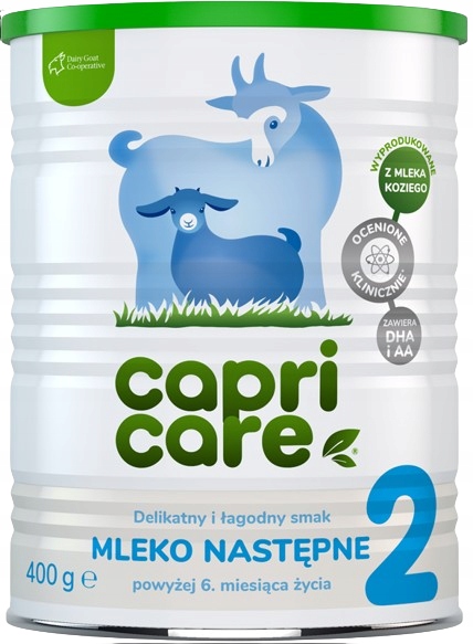 Mleko Kozie CAPRICARE 2 następne 400 g