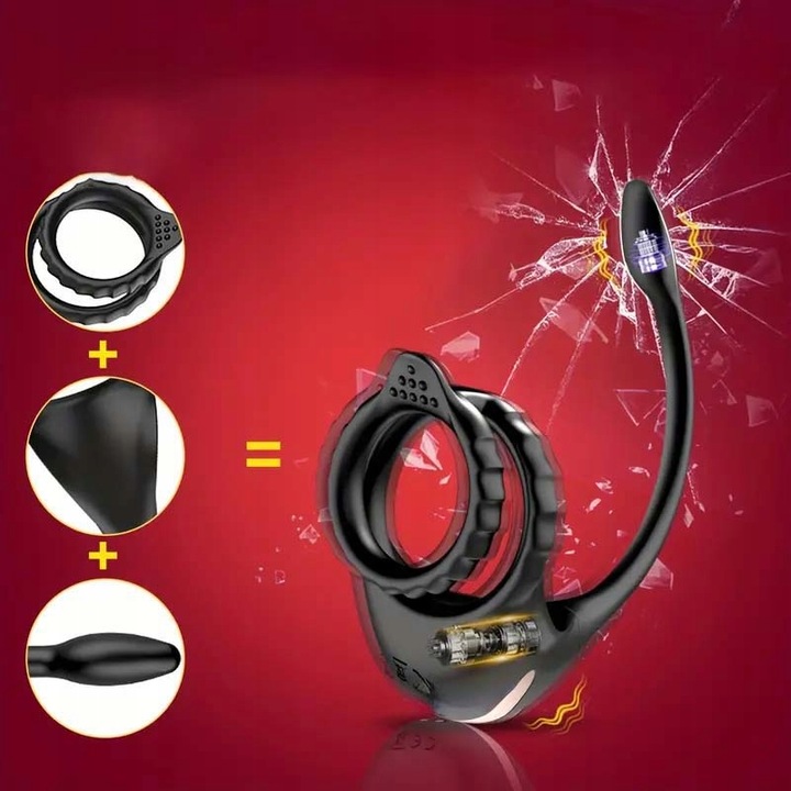 Wibrujące Pierścienie na Penisa Masażer Prostaty