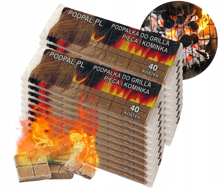 PODPAŁKA DO KOMINKA ROZPAŁKA GRILLA PIECA 800 x KOSTEK WYDAJNA OGNISKA