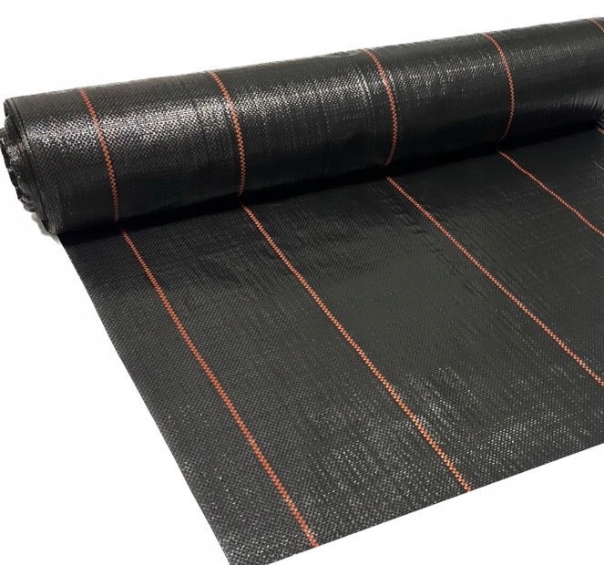 AGROTKANINA 90g 1,6x50m CZARNA AGROWŁÓKNINA UV 3% ANTYCHWASTOWA +