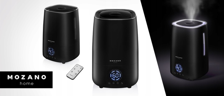 NAWILŻACZ POWIETRZA LAMPKA NOCNA AUTOMATYCZNY JONIZATOR DYFUZOR +