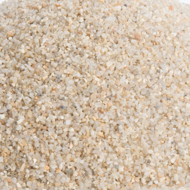 PIASEK KWARCOWY DO AKWARIUM - NAJCZYSTSZY 0,5-1,2 15 KG Drobny, Jasny