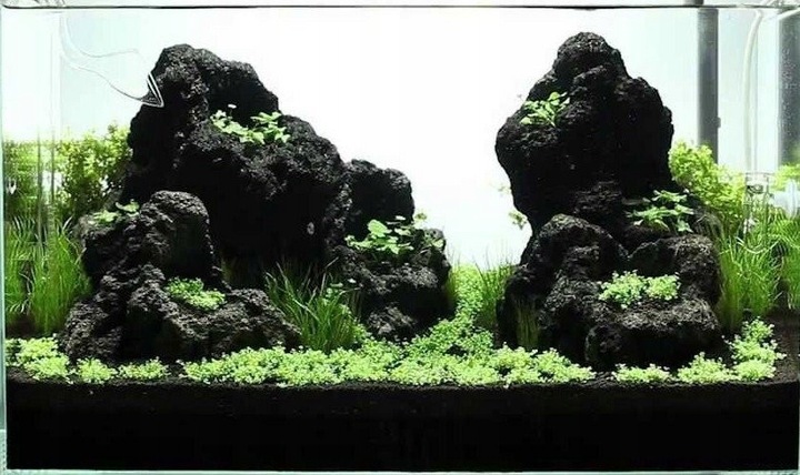 Czarny kamień lawowy M 20-35cm