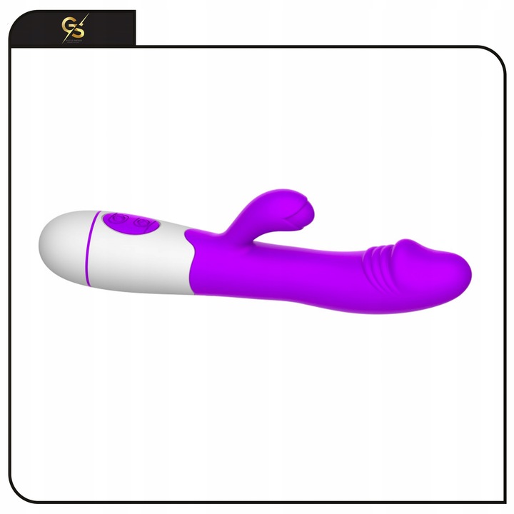 WIBRATOR DAMSKI DO ŁECHTACZKI DLA PAR KRÓLICZEK 30PROGRAMÓW + Żelowe