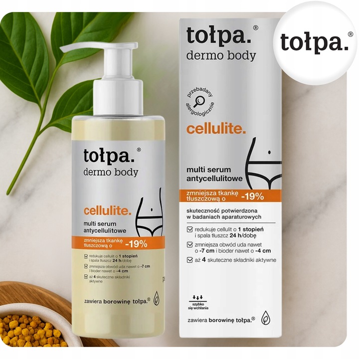 Multi Serum Ujędrniające Antycellulitowe Spalacz Tłuszczu 250ml Praktyczne