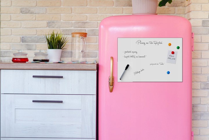 Tablica magnetyczna Notatnik Planer na lodówkę Notes na magnes + PISAK