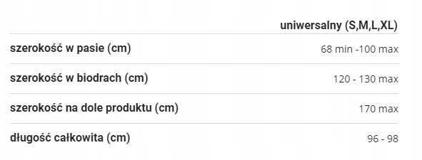Długa rozkloszowana spódnica styl BOHO chaber