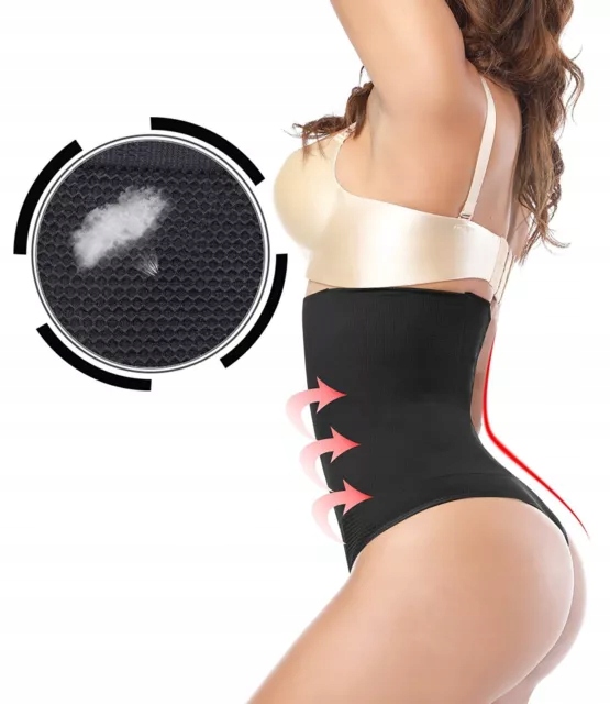 Stringi Wyszczuplające Brzuch Majtki Modelujące Bielizna Damska Korygująca