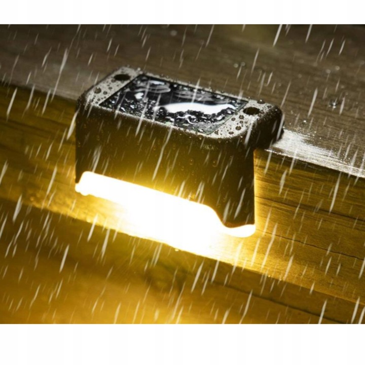 6x Lampki SOLARNE Ogrodowe LED na Schody TARAS Płot Oświetlenie Balkon