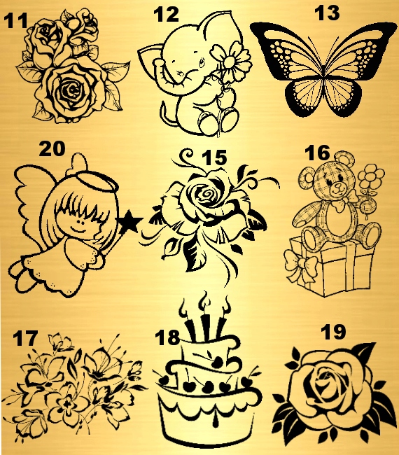 Złoty Łańcuszek Serce Serduszko Grawer