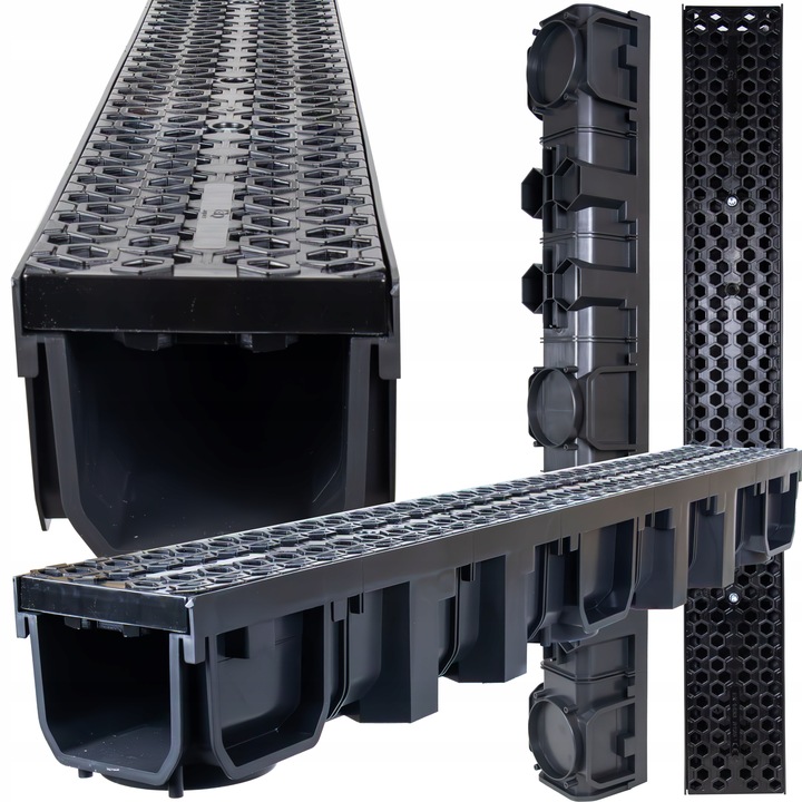 ODWODNIENIE LINIOWE GARAŻU B125 12,5 tony KORYTKO GRUBY RUSZT H105