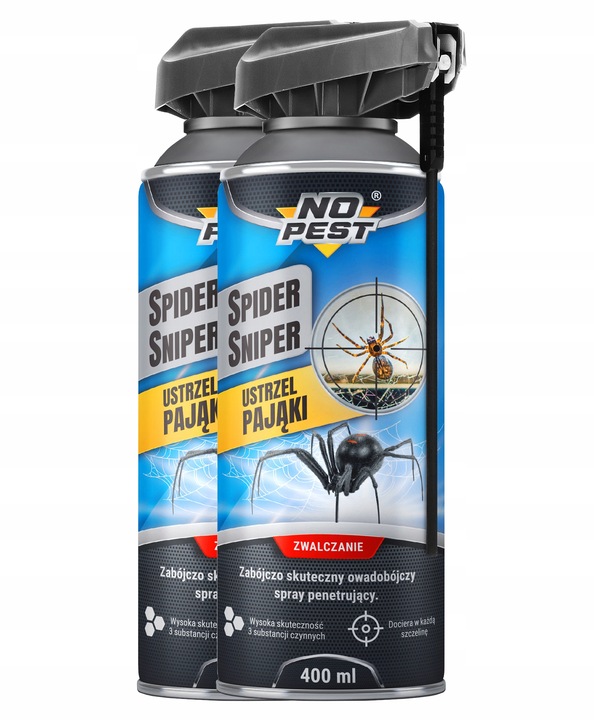 SPIDER SNIPER PREPARAT OPRYSK ŚRODEK NA PAJĄKI PAJĘCZAKI NO PEST (2