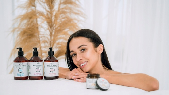 OLEJEK DO MASAŻU MAKADAMIA I OLEJ JOJOBA VCEE NATURALNY 500 ML