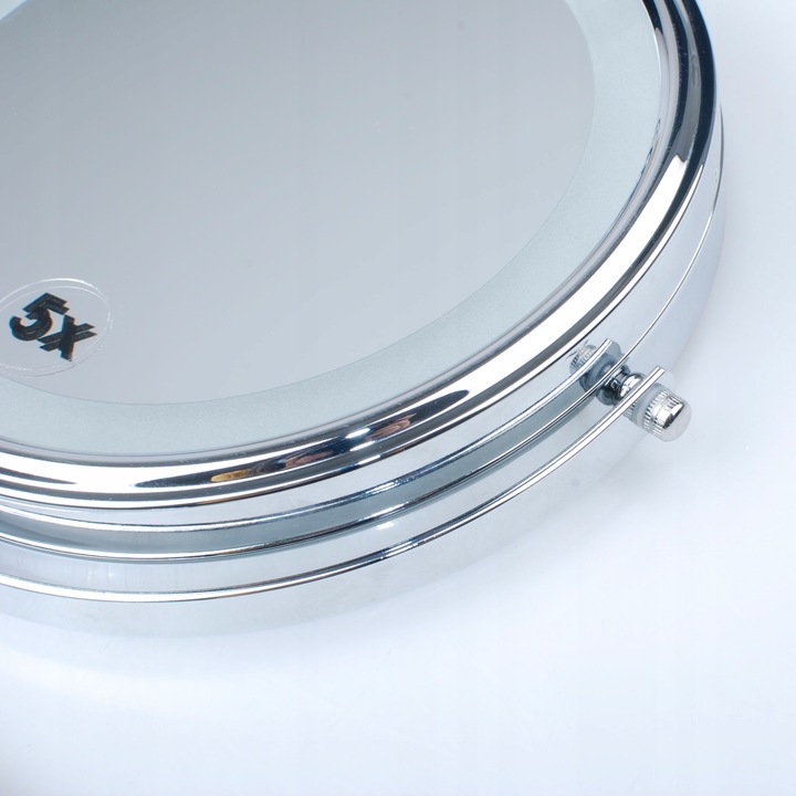 Podświetlane lusterko do makijażu kosmetyczne obrotowe obustronne LED