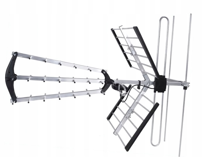 ANTENA Dvbt2 4k Mux8 Tv Naziemna Zewnętrzna OLYMPIA BX1000 LTE COMBO