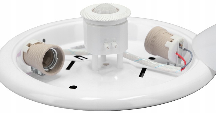 Plafon LED lampa Sufitowa Panel Czujnik Ruchu E27 na żarówkę natynkowy