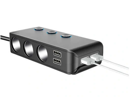 ROZDZIELACZ GNIAZDA ZAPALNICZKI 12-24V 4xUSB QC PD