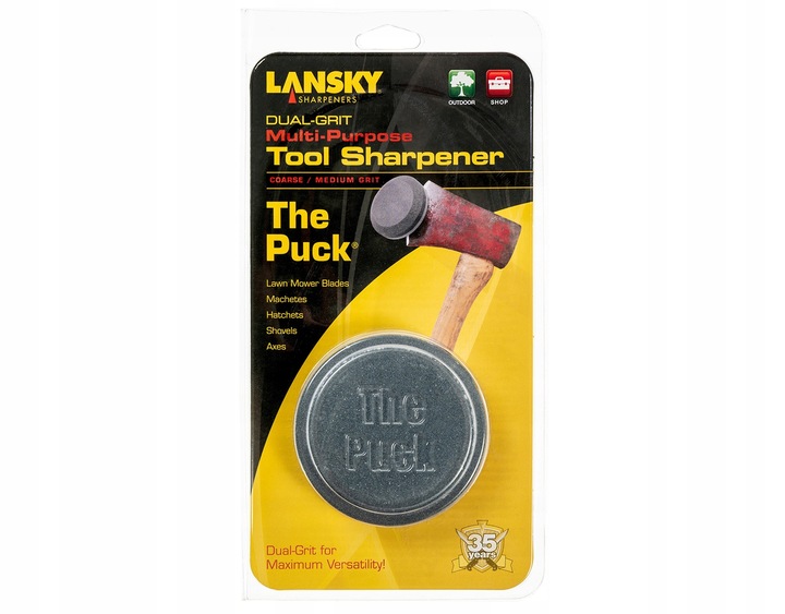 Ostrzałka Lansky Puck LPUCK kamień do ostrzenia siekier maczet kos łopat