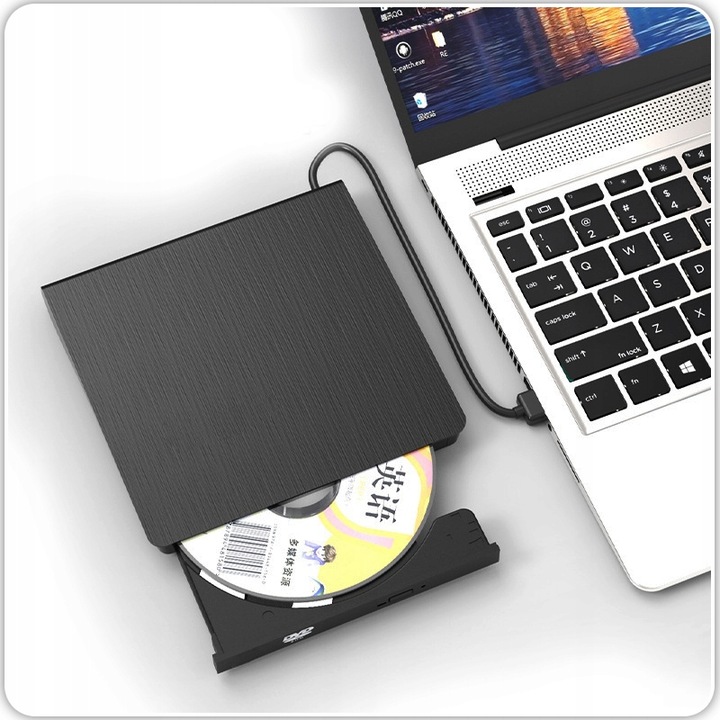 NAPĘD CD-R/DVD-ROM/RW ZEWNĘTRZNY USB 3.0 NAGRYWARKA PRZENOŚNY ODTWARZACZ