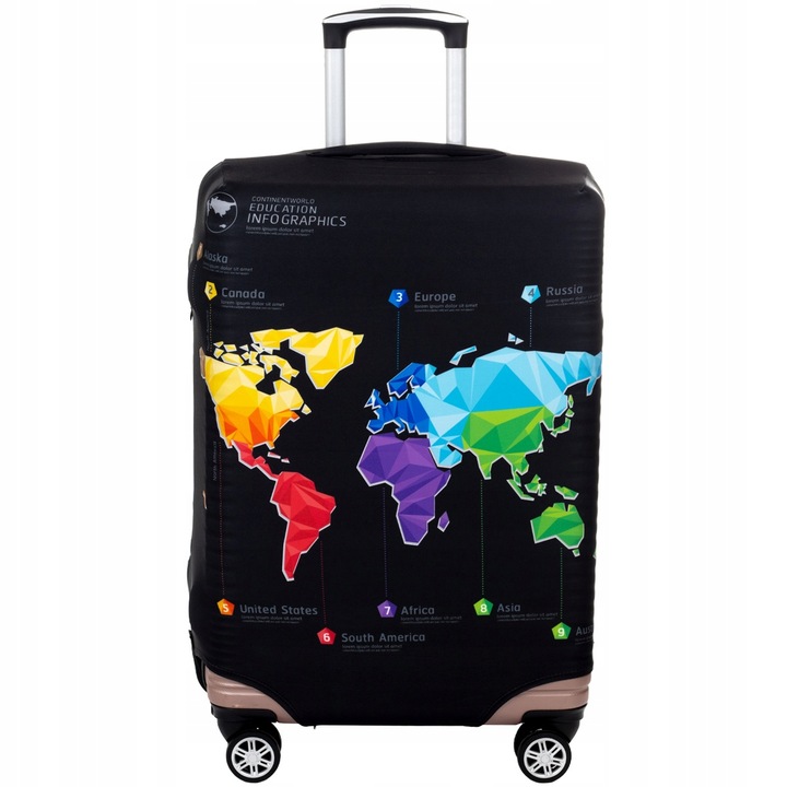 Pokrowiec Na Walizkę Podróżną Ochronny Etui Rozmiar XL Duży Bagaż 80x54x33