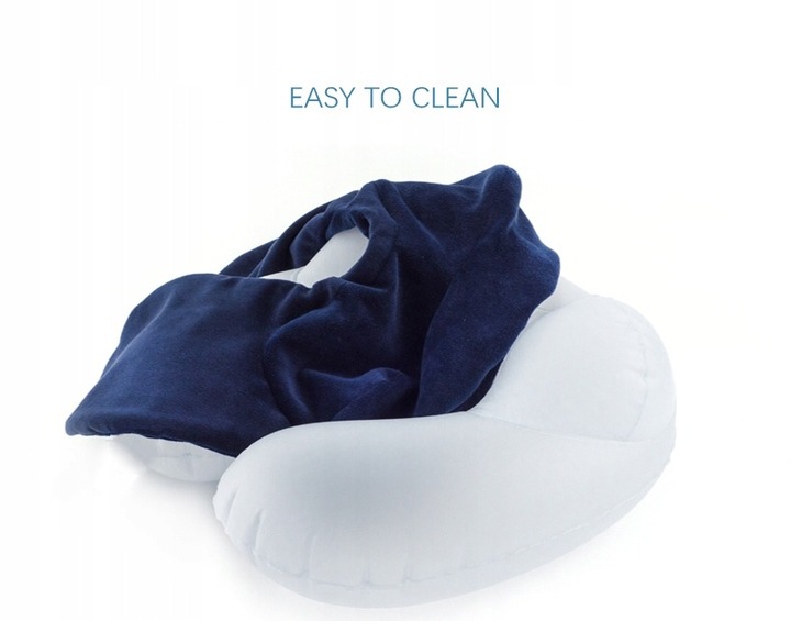 PODUSZKA PODRÓŻNA DMUCHANA ROGAL GRANATOWA 225137