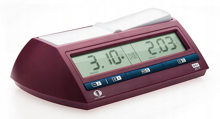 Zegar szachowy DGT 2010. Atest FIDE, wszystkie tempa gry ! 3 lata gwarancji