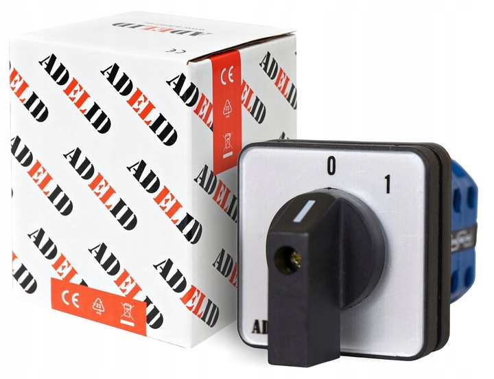 ŁĄCZNIK KRZYWKOWY 16A 0-1 3F TABLICOWY IP65