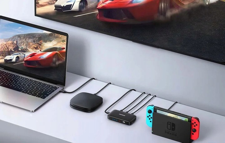 Przełącznik Switch CM332 3w1 HDMI 1.4 4K 30 Hz, Ugreen, SWITCH HDMI 27289