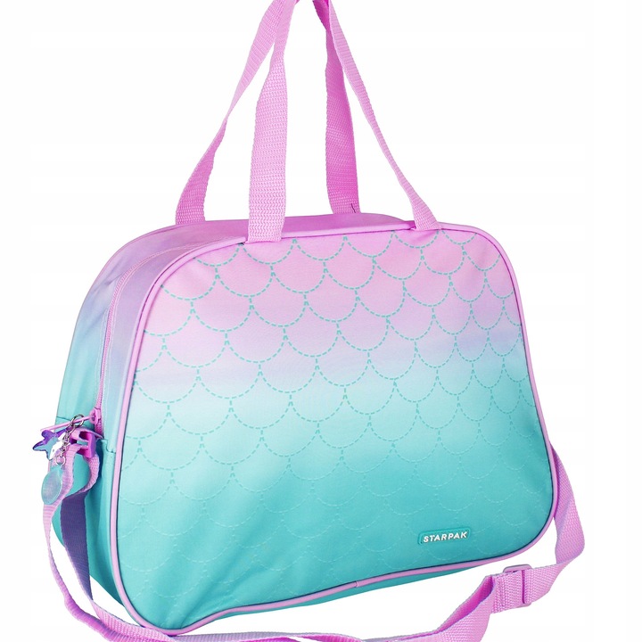 TORBA SPORTOWA SZKOLNA DLA DZIEWCZYNKI OMBRE NA BASEN WF