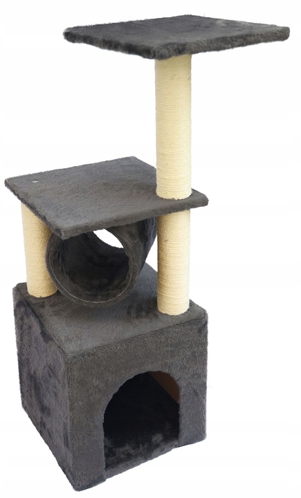 DRAPAK DLA KOTA WIEŻA LEGOWISKO do leżenia DOMEK Budka 4 Poziomy Tuba