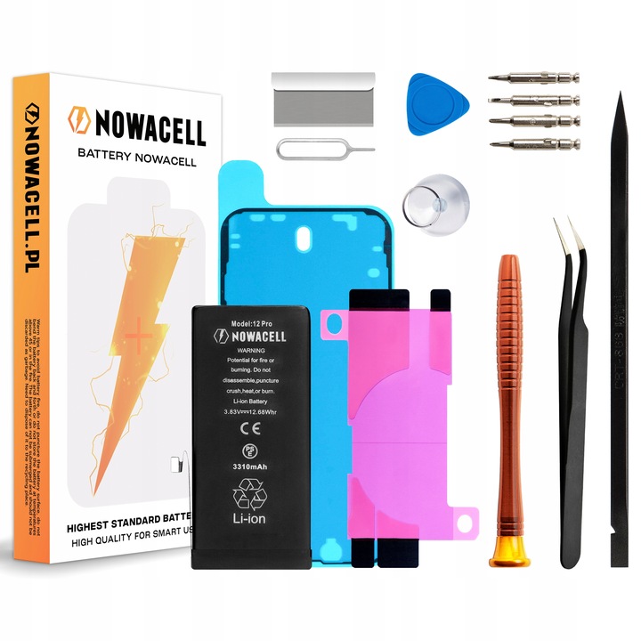 Bateria NOWACELL iPhone 12 Pro - zestaw naprawczy