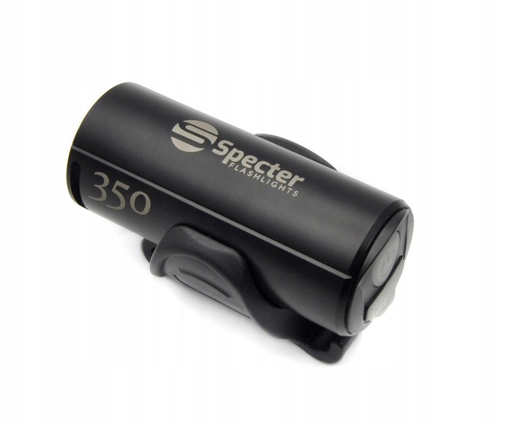 Przednia lampka ROWEROWA LED Specter XPG350 lm latarka uchwyt USB miejska